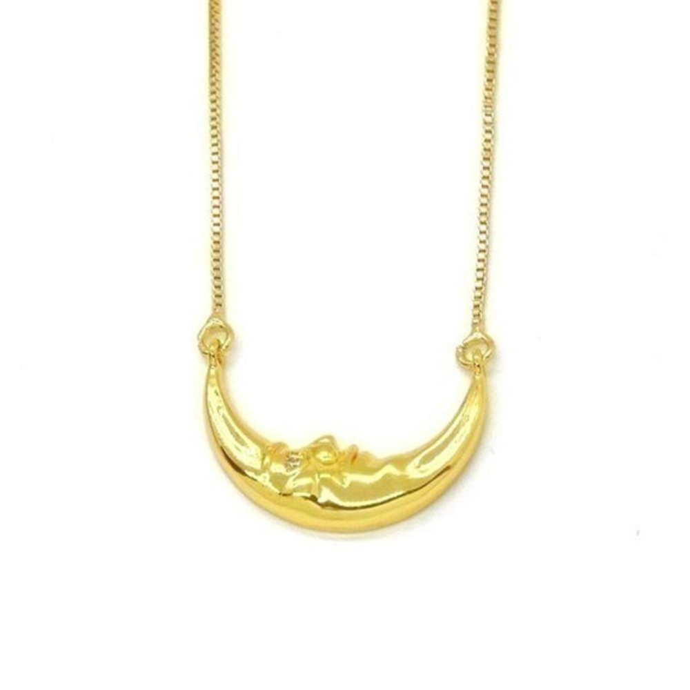 Boho Crescent Moon Necklace